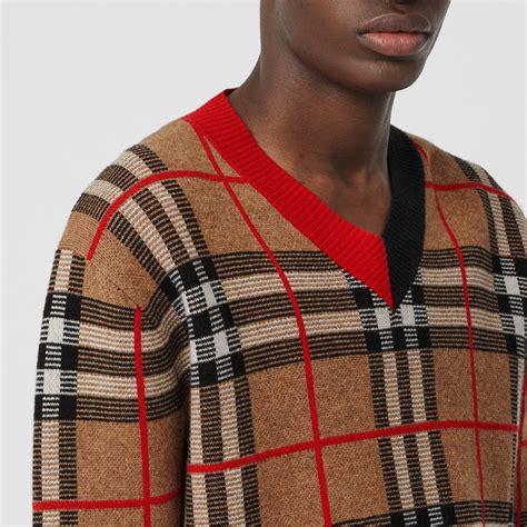 burberry sweater v neck|Burberry clothing for men.